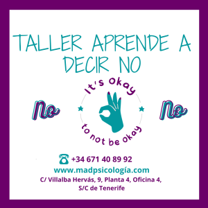 Aprende a decir no Aprende a decir no